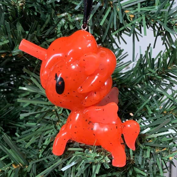 TokiDoki Strawberry Unicorn Custom Christmas Ornament - Picture 1 of 10
